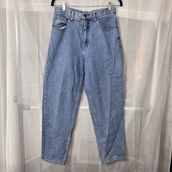 Cherokee lightwash hi rise denim jeans 10p western workwear retro mom jean - Picture 1 of 12